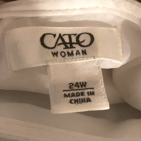 Catos cobalt blue black and white floral skirt - Picture 4 of 4